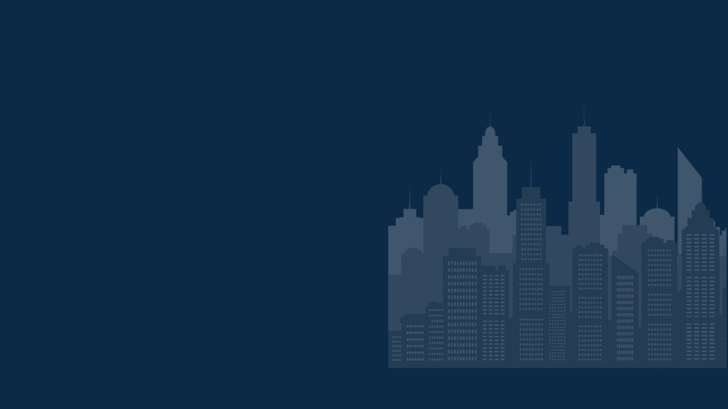 Location Pages hero Image. A grey City Skyline Graphic.