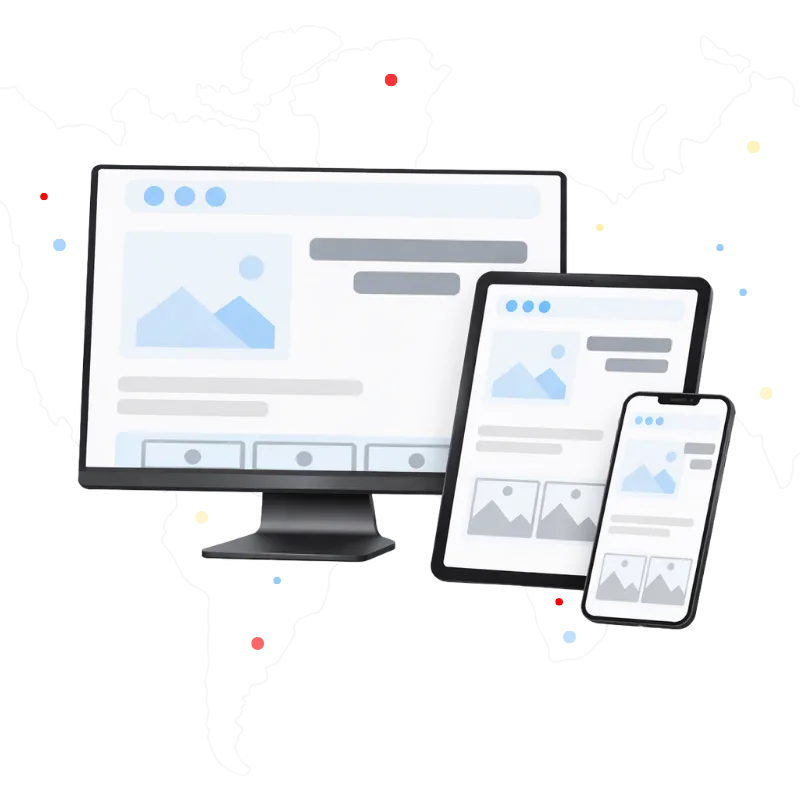 small business web design go live image