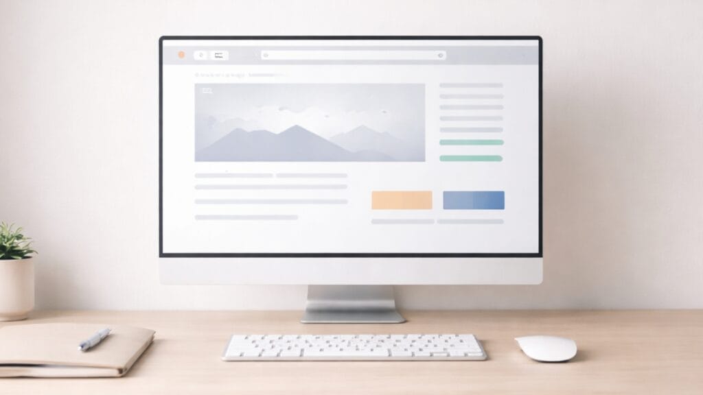 small business web design simplicity image