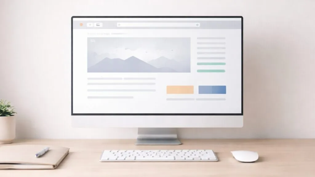 small business web design simplicity image