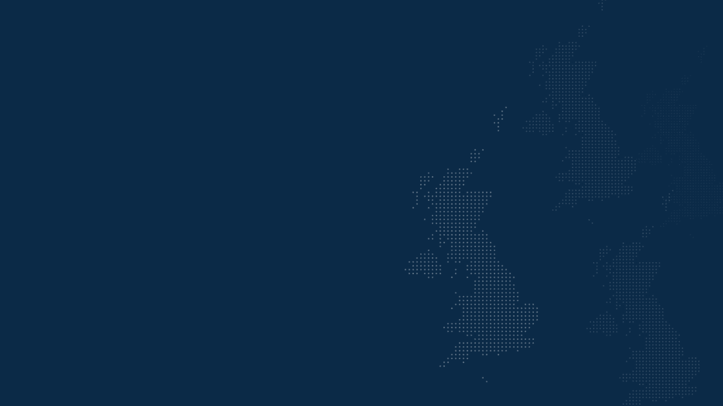 Map of UK highlighting Web Design Locations across the UK