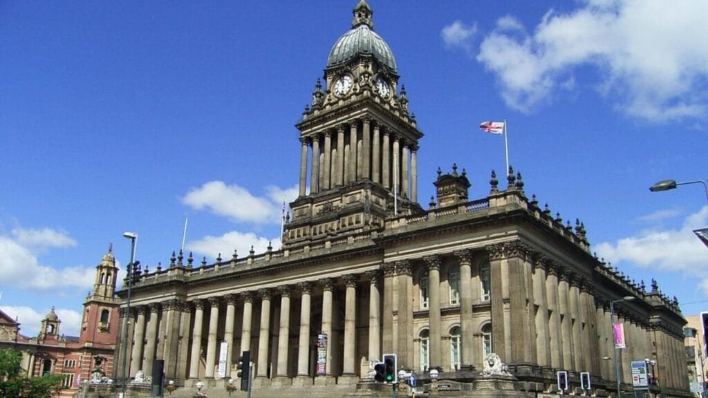 An image of Leeds Town Hall, representing the offer of professional websites for Leeds businesses. Photo by Andrew Roberts. 