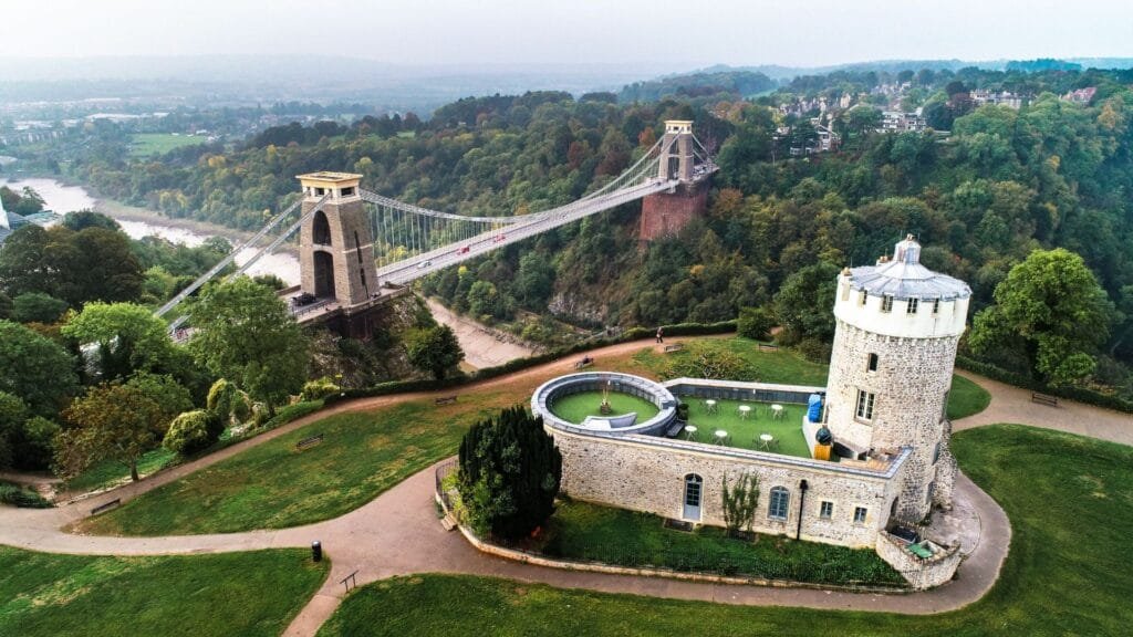 A photo of Clifton Suspension Bridge and the Observatory in Bristol representing innovation and small business websites in Bristol.
Photo by Chris Latham Sharp.
