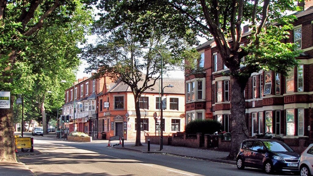 Lenton Boulevard, Nottingham. An image representing web design in Lenton.